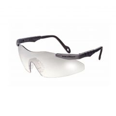 Magnum 3G: Black Frame, FF Clear Lens Safety Glasses