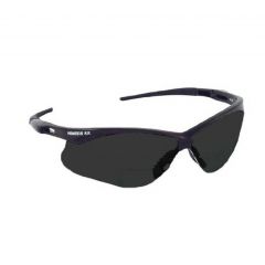 Nemesis-Rx Reader, +1.5: Black Frame, Smoke Lens Safety Glasses