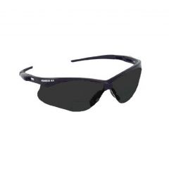 Nemesis Rx Reader Safety Glasses, Black/Smoke +2.5