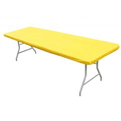 Kwik Covers 8' Rectangle Gold Table Cover