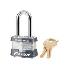 Master Lock Laminated 3KALF3210 Padlock - 1-1/2" Shackle