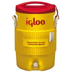 10 Gallon Igloo Industrial Yellow Water Cooler