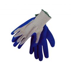 Blue Latex Palm Brick Gloves, Large, Dozen