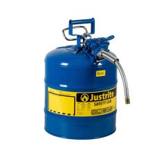 Justrite Type II 5 Gallon Blue Steel Safety Kerosene Can, 7250320