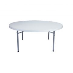 71" Round Lightweight Folding Table, 2 Count