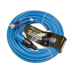 ProLock 12/3 SJTW 50' Blue Extension Cord