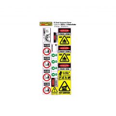 1.2 Ton Roller Safety Stickers