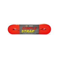 Simple Strap Rubber Tie Down, 2.5MM x 10', Red