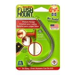 Monkey Hook Flush Mount Picture Hanger, 4 Pack